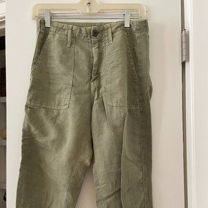 MOTHER green cargo pants